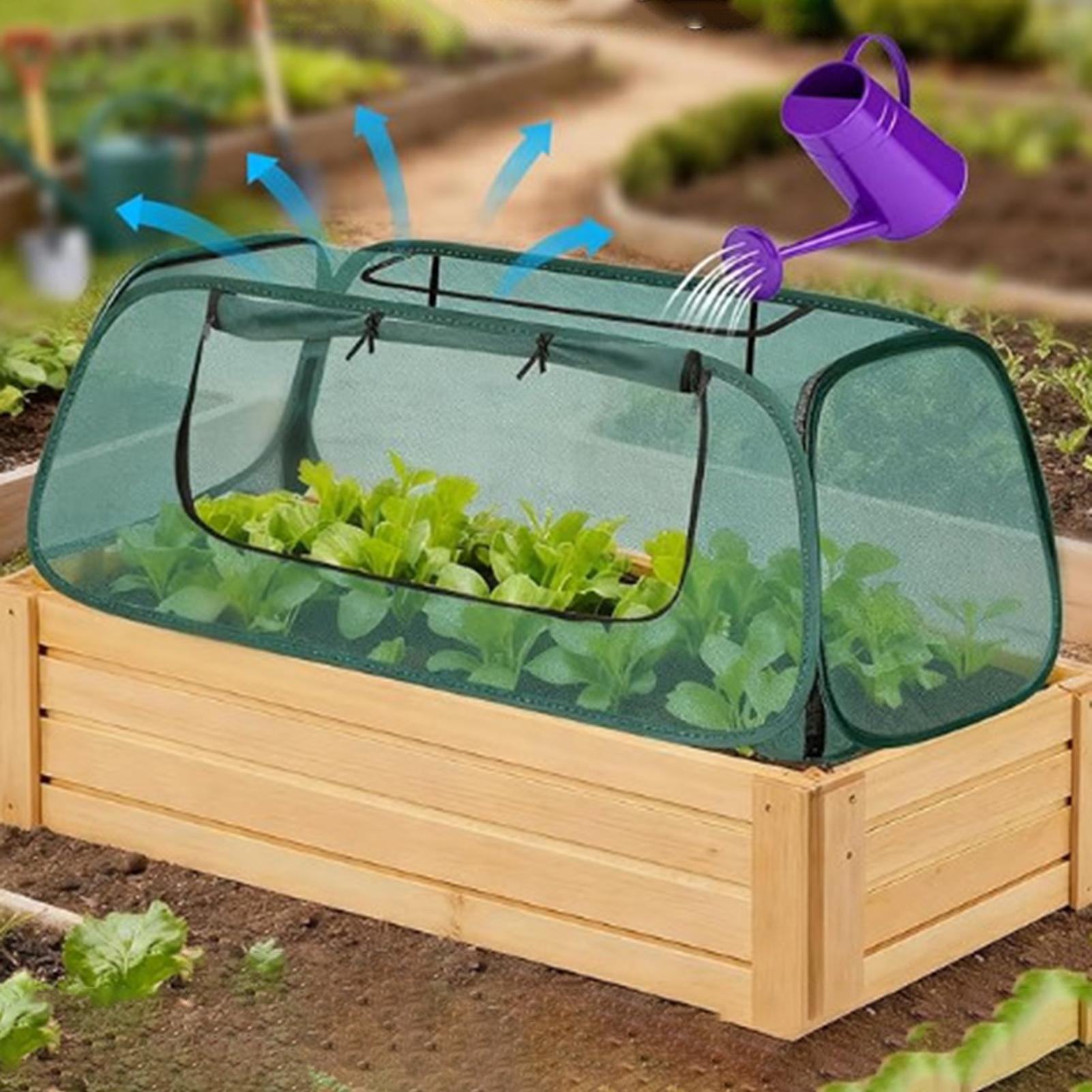 Greenhouse Plastic Film - Tela Protetora de Jardim Portátil para